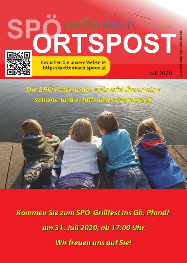 Titelseite Ortspost Juli 2020